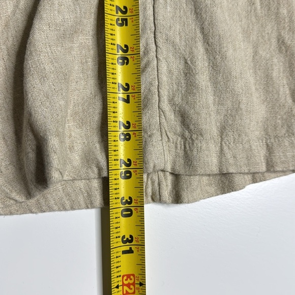 Abercrombie & Fitch Oatmeal Linen Chino Pants Size Small - Picture 8 of 12